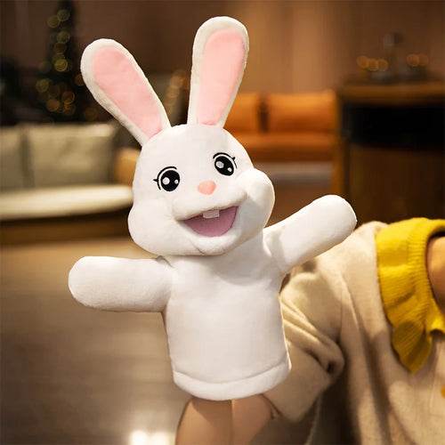 Adorable Kawaii Plush Hand Puppet - Donkey, Bunny & Unicorn Combo - ToylandEU