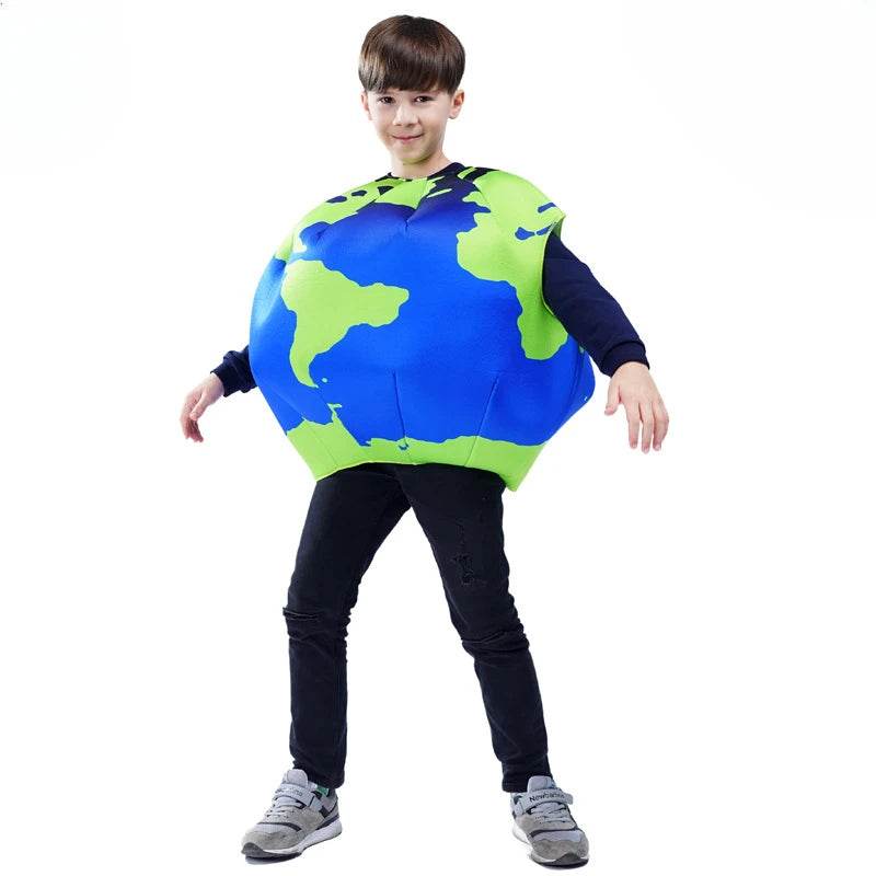 Adorable Kids' Blue Earth Costume for Halloween & Creative Play - ToylandEU