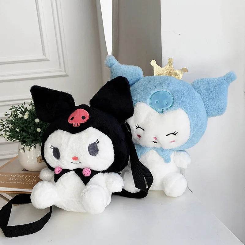 Adorable Kuromi Plush Crown Bag Toy - Soft Kawaii Stuffed Accessory - ToylandEU