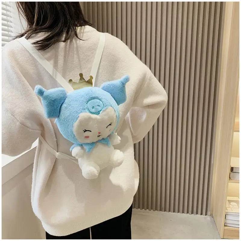 Adorable Kuromi Plush Crown Bag Toy - Soft Kawaii Stuffed Accessory - ToylandEU