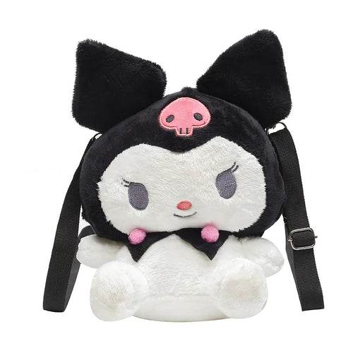 Adorable Kuromi Plush Crown Bag Toy - Soft Kawaii Stuffed Accessory - ToylandEU