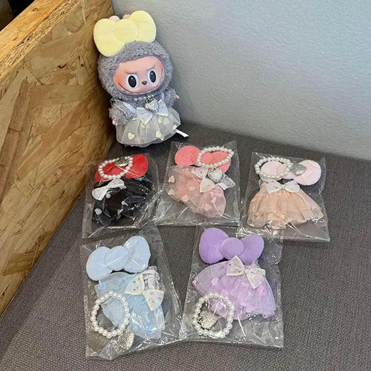  Adorable Labubu 3.0 Overalls Dress Set Toyland EU -  ToylandEU™