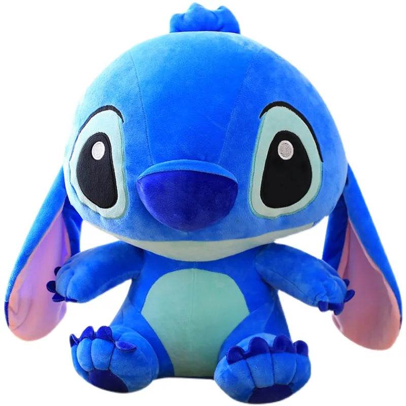 Adorable Large Stitch Plush Toy - Kawaii Blue & Pink Elf Design - ToylandEU