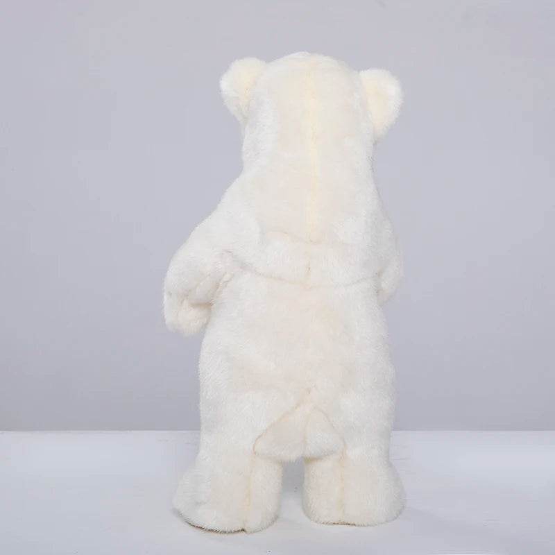 Adorable Lifelike White Polar Bear Plush Toy for Kids' Rooms - ToylandEU