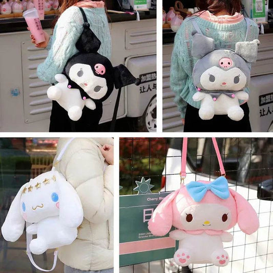Adorable Lomi Girl Plush Doll Backpack - Adjustable for Students! - ToylandEU