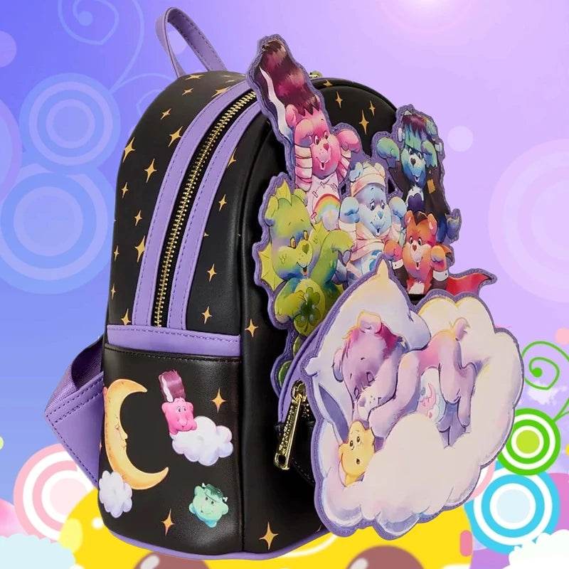 Adorable Mini Backpack Scary Dreams Care Bears Universal Monsters Design For Teens 14 Plus Unisex - ToylandEU