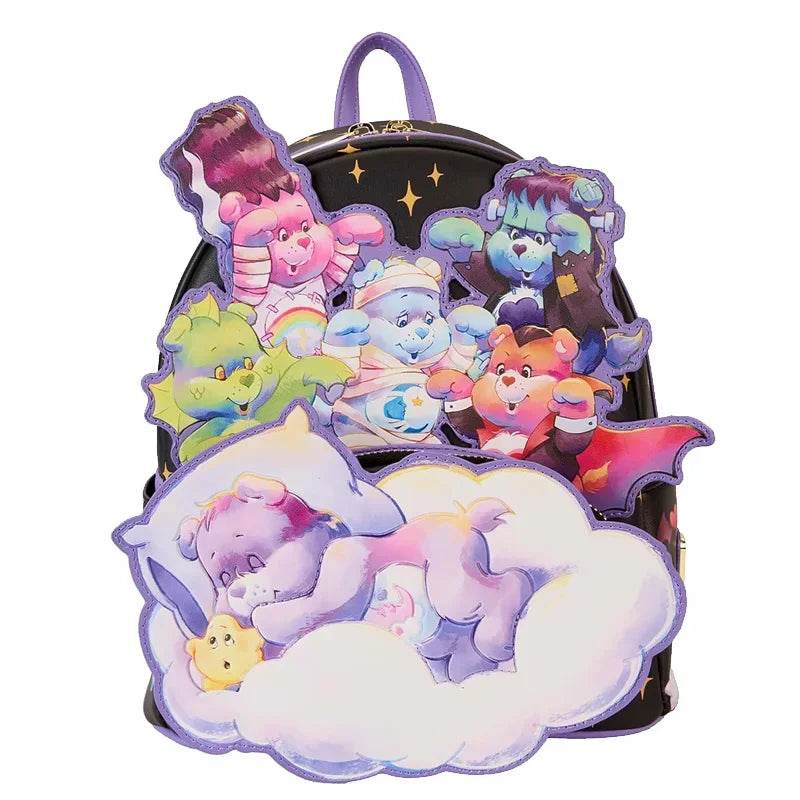 Adorable Mini Backpack Scary Dreams Care Bears Universal Monsters Design For Teens 14 Plus Unisex - ToylandEU