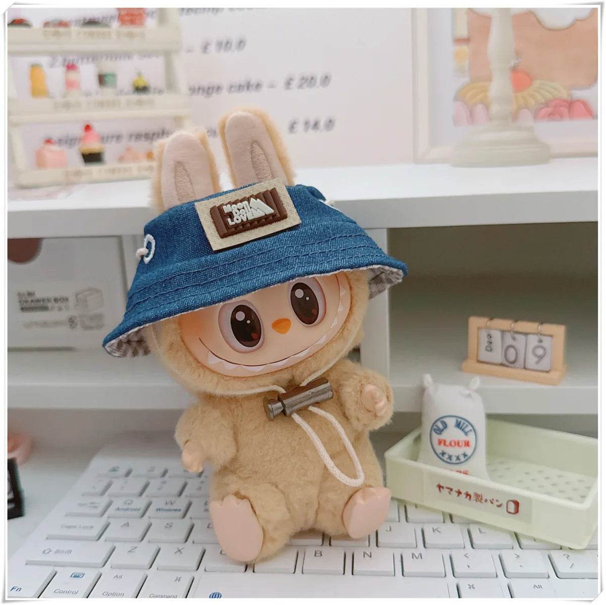 Adorable Mini Doll Clothing Set with Cute Hats and Shoes for 17cm Labubu Dolls - ToylandEU