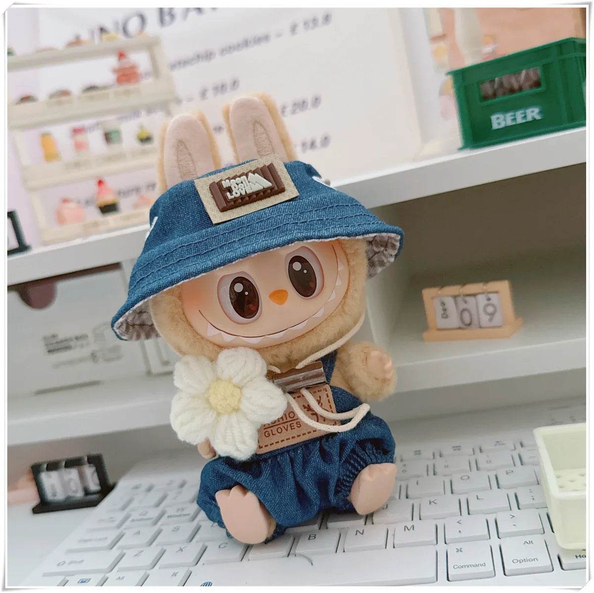 Adorable Mini Doll Clothing Set with Cute Hats and Shoes for 17cm Labubu Dolls - ToylandEU