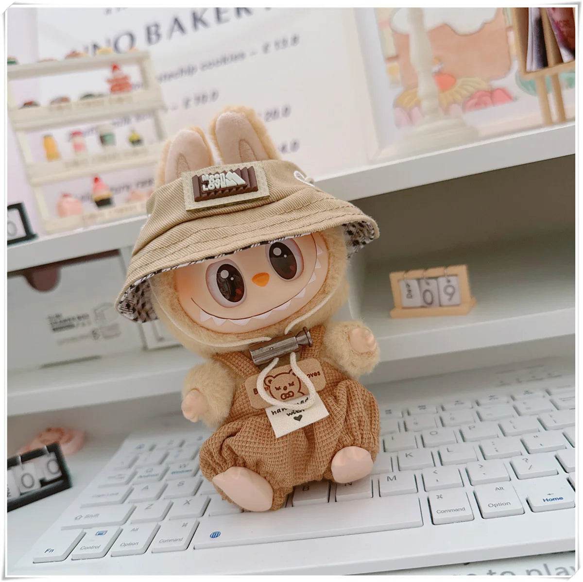 Adorable Mini Doll Clothing Set with Cute Hats and Shoes for 17cm Labubu Dolls - ToylandEU