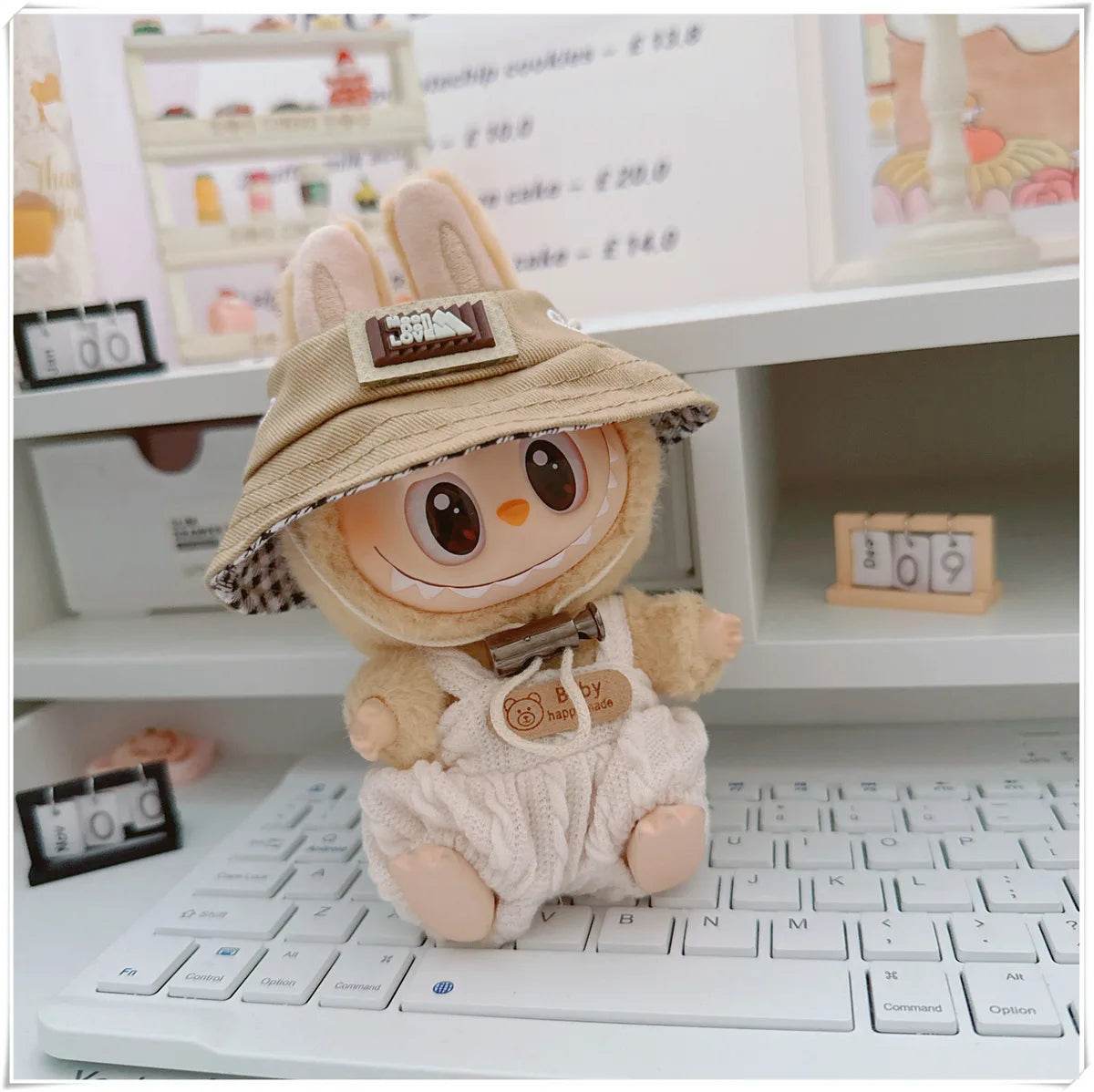 Adorable Mini Doll Clothing Set with Cute Hats and Shoes for 17cm Labubu Dolls - ToylandEU