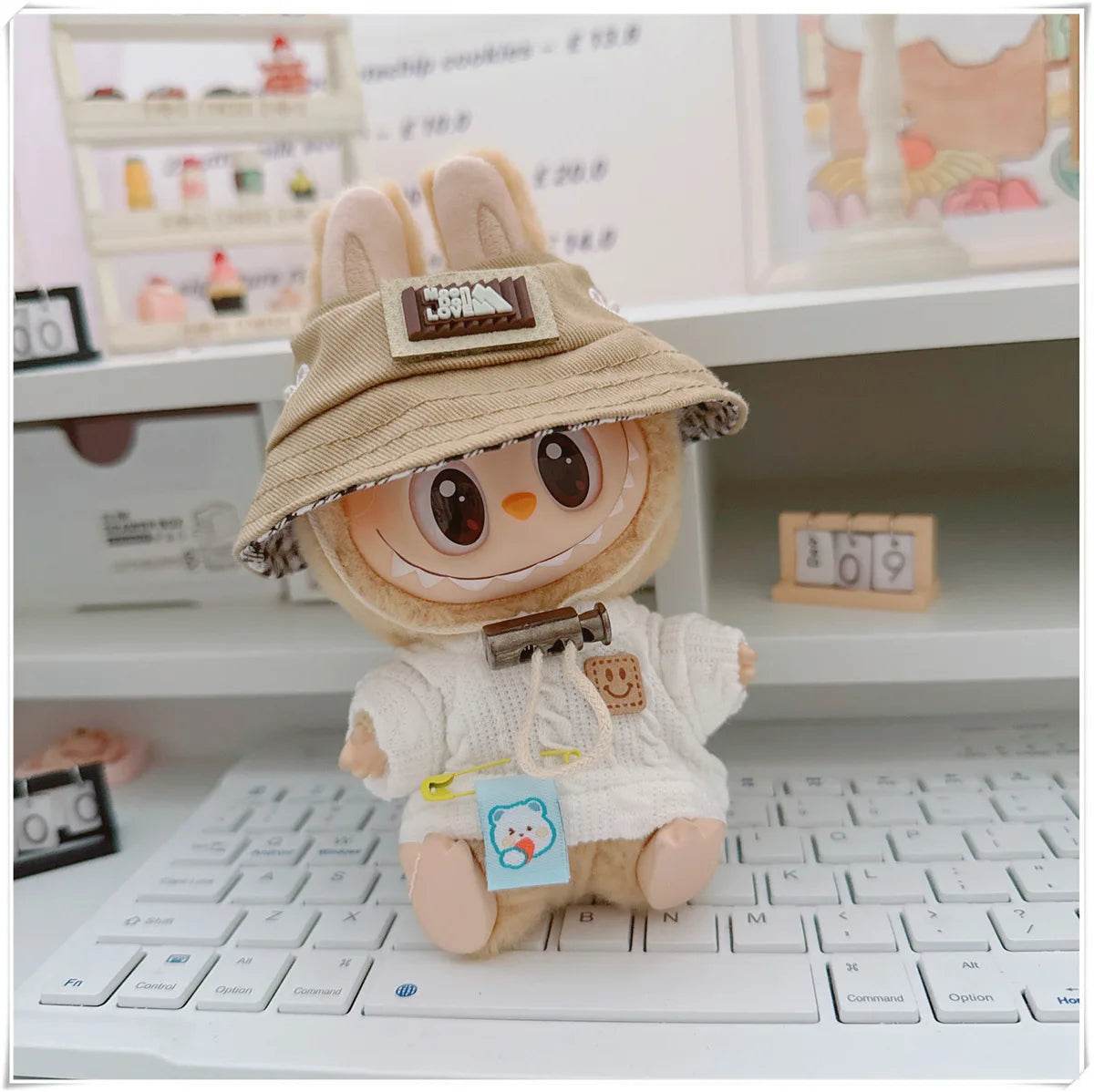 Adorable Mini Doll Clothing Set with Cute Hats and Shoes for 17cm Labubu Dolls - ToylandEU
