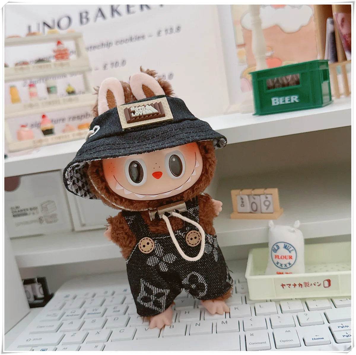 Adorable Mini Doll Clothing Set with Cute Hats and Shoes for 17cm Labubu Dolls - ToylandEU