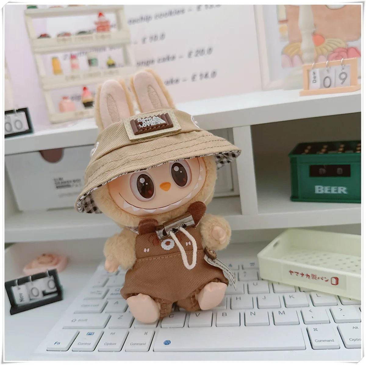 Adorable Mini Doll Clothing Set with Cute Hats and Shoes for 17cm Labubu Dolls - ToylandEU