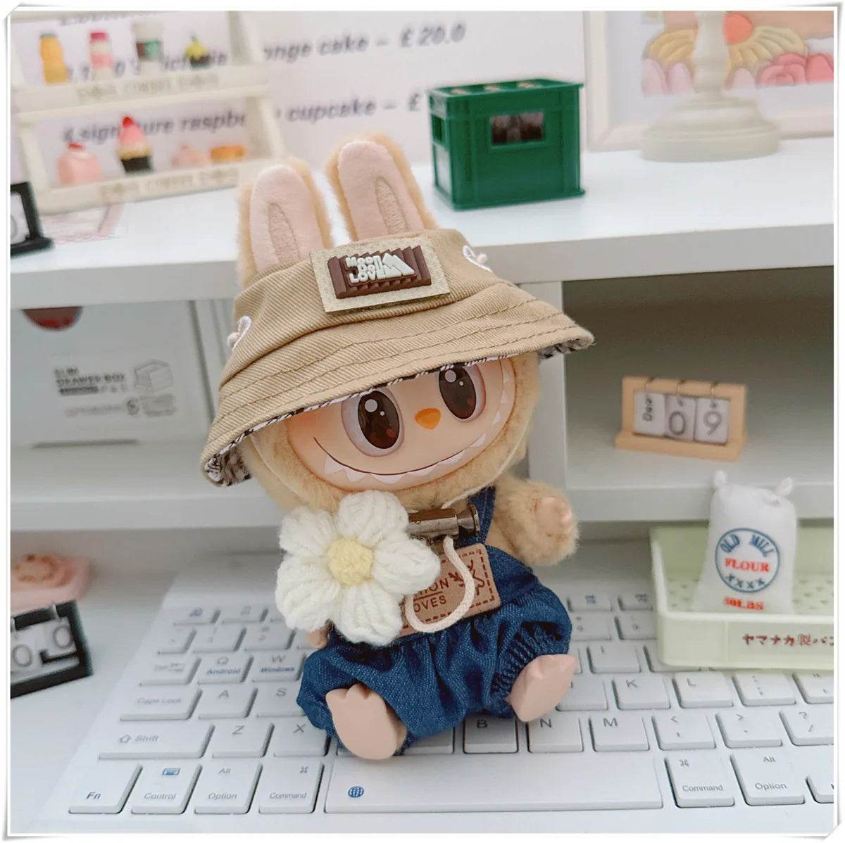Adorable Mini Doll Clothing Set with Cute Hats and Shoes for 17cm Labubu Dolls - ToylandEU