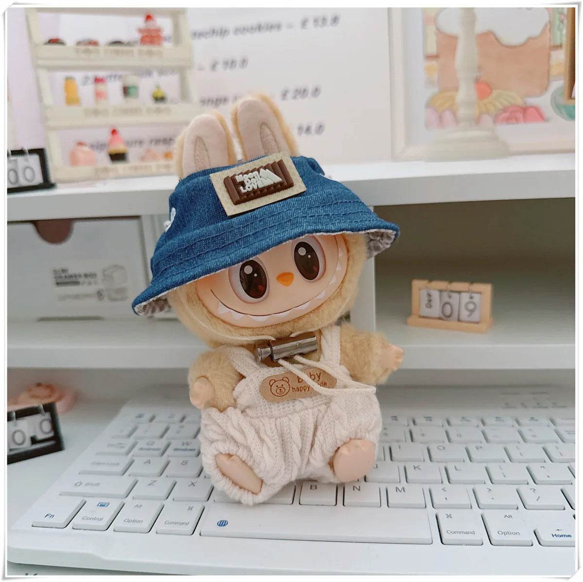 Adorable Mini Doll Clothing Set with Cute Hats and Shoes for 17cm Labubu Dolls - ToylandEU