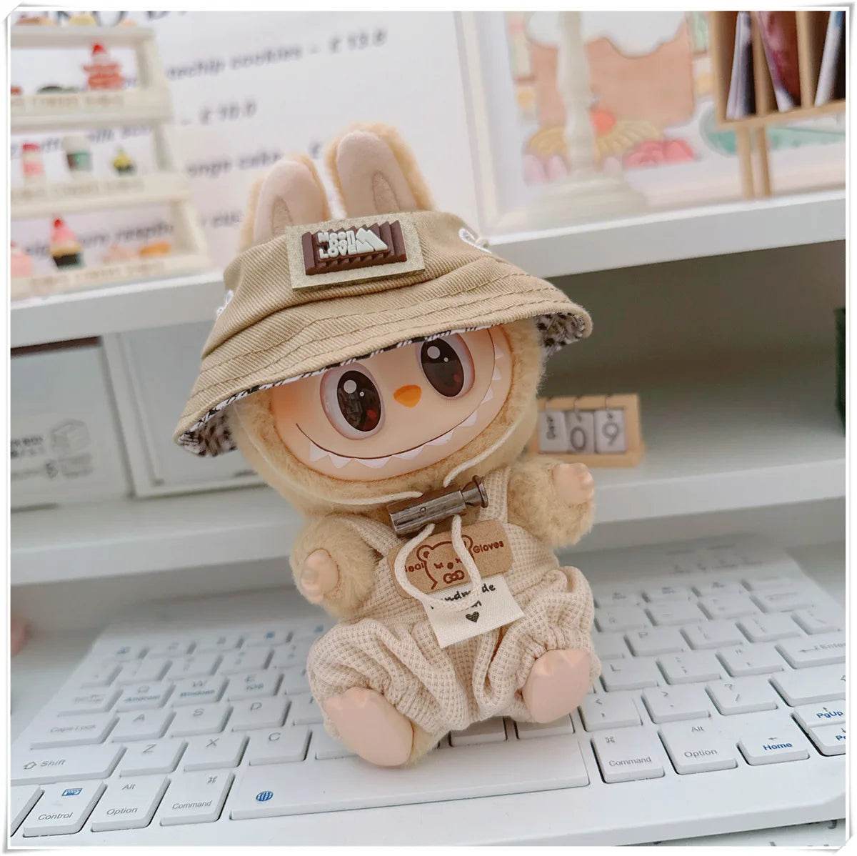 Adorable Mini Doll Clothing Set with Cute Hats and Shoes for 17cm Labubu Dolls - ToylandEU