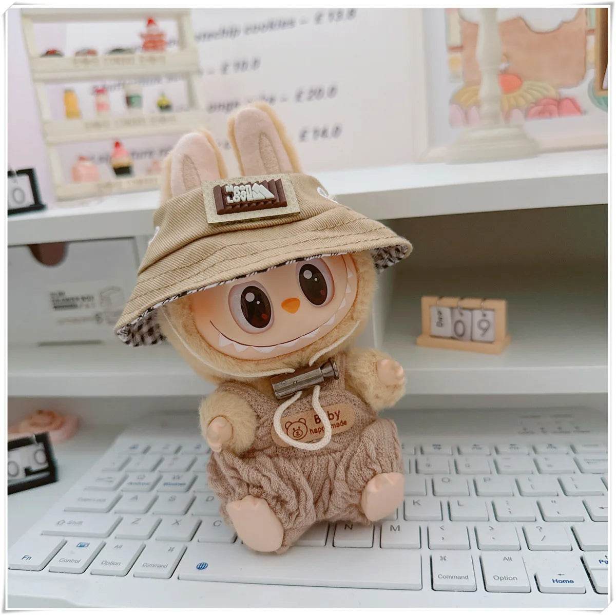 Adorable Mini Doll Clothing Set with Cute Hats and Shoes for 17cm Labubu Dolls - ToylandEU