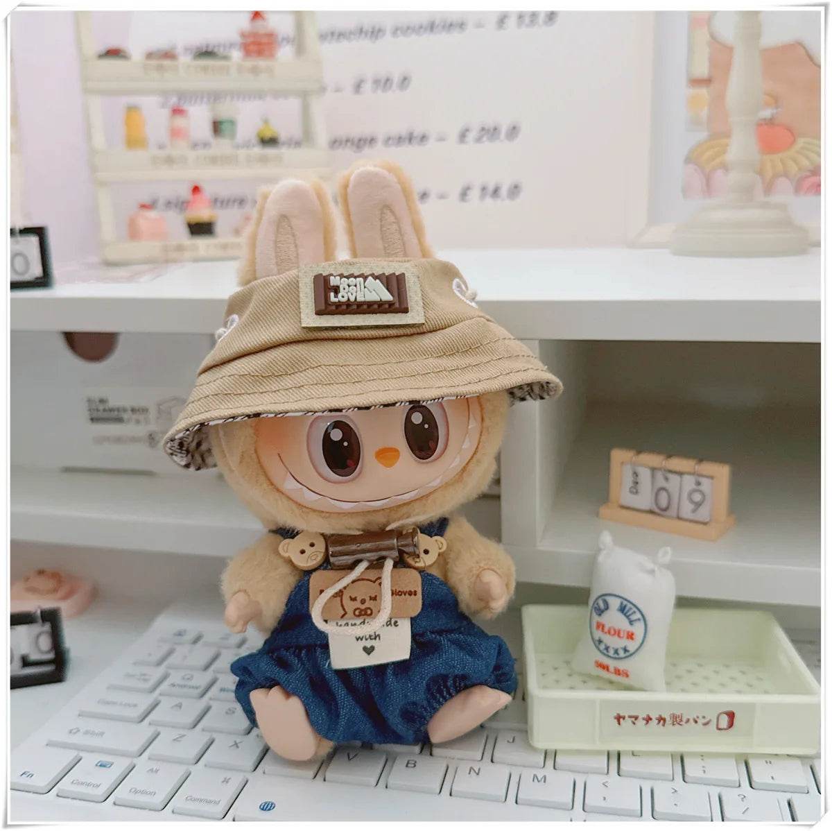 Adorable Mini Doll Clothing Set with Cute Hats and Shoes for 17cm Labubu Dolls - ToylandEU