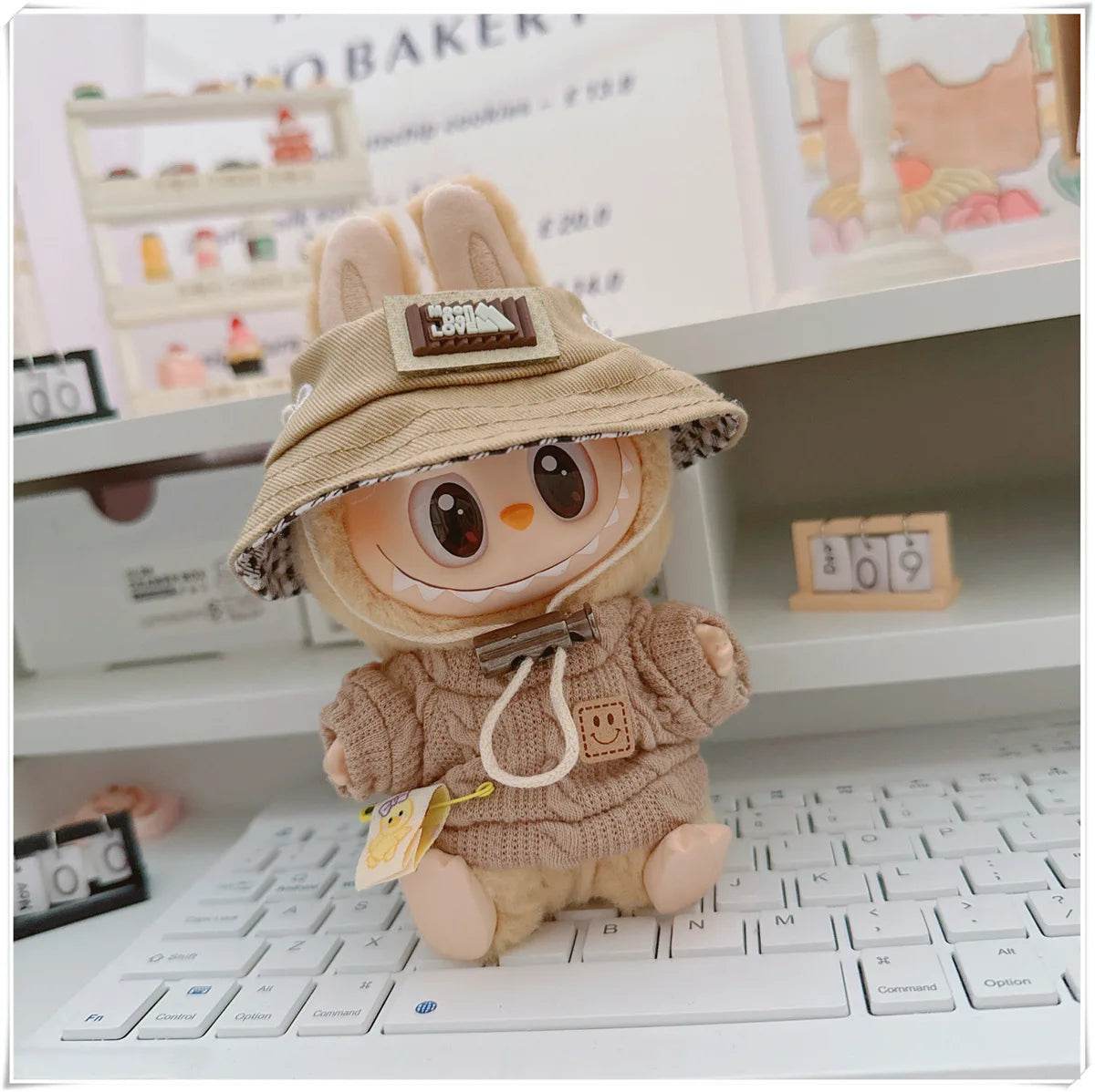 Adorable Mini Doll Clothing Set with Cute Hats and Shoes for 17cm Labubu Dolls - ToylandEU