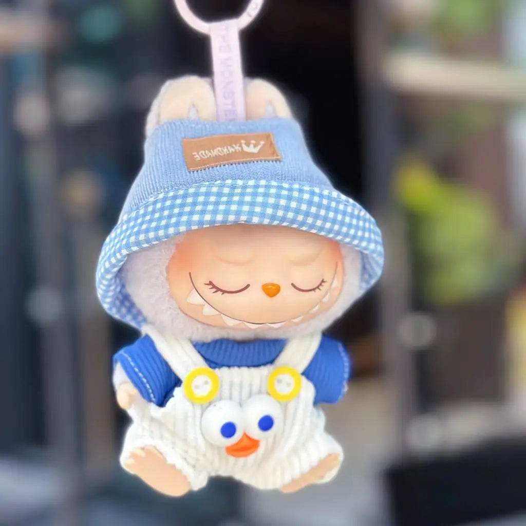 Adorable Mini Dress Set for 17 cm Labubu Dolls Featuring Summer Vacation Style for Kids and Doll Collectors - ToylandEU