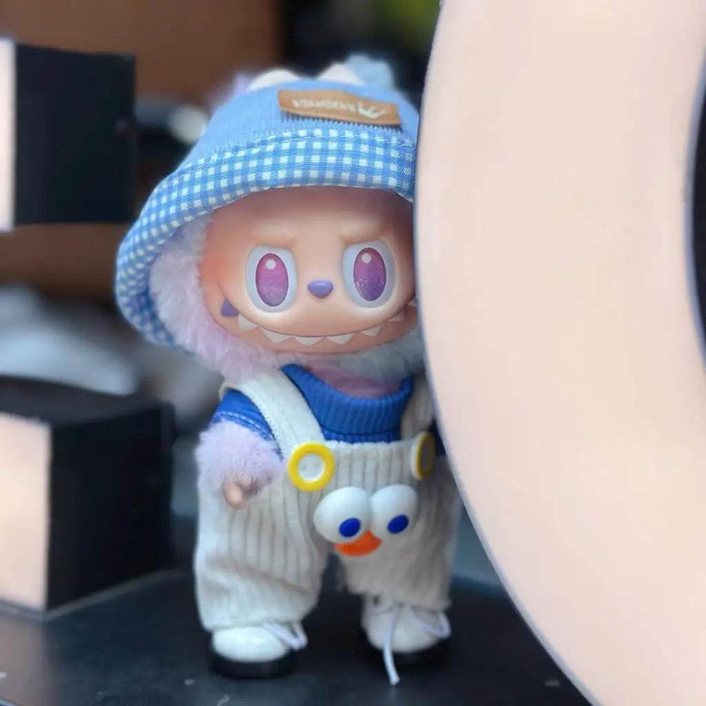 Adorable Mini Dress Set for 17 cm Labubu Dolls Featuring Summer Vacation Style for Kids and Doll Collectors - ToylandEU