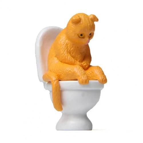 Adorable Mini PVC Cat Figurine for Kids' Learning & Home Décor - ToylandEU