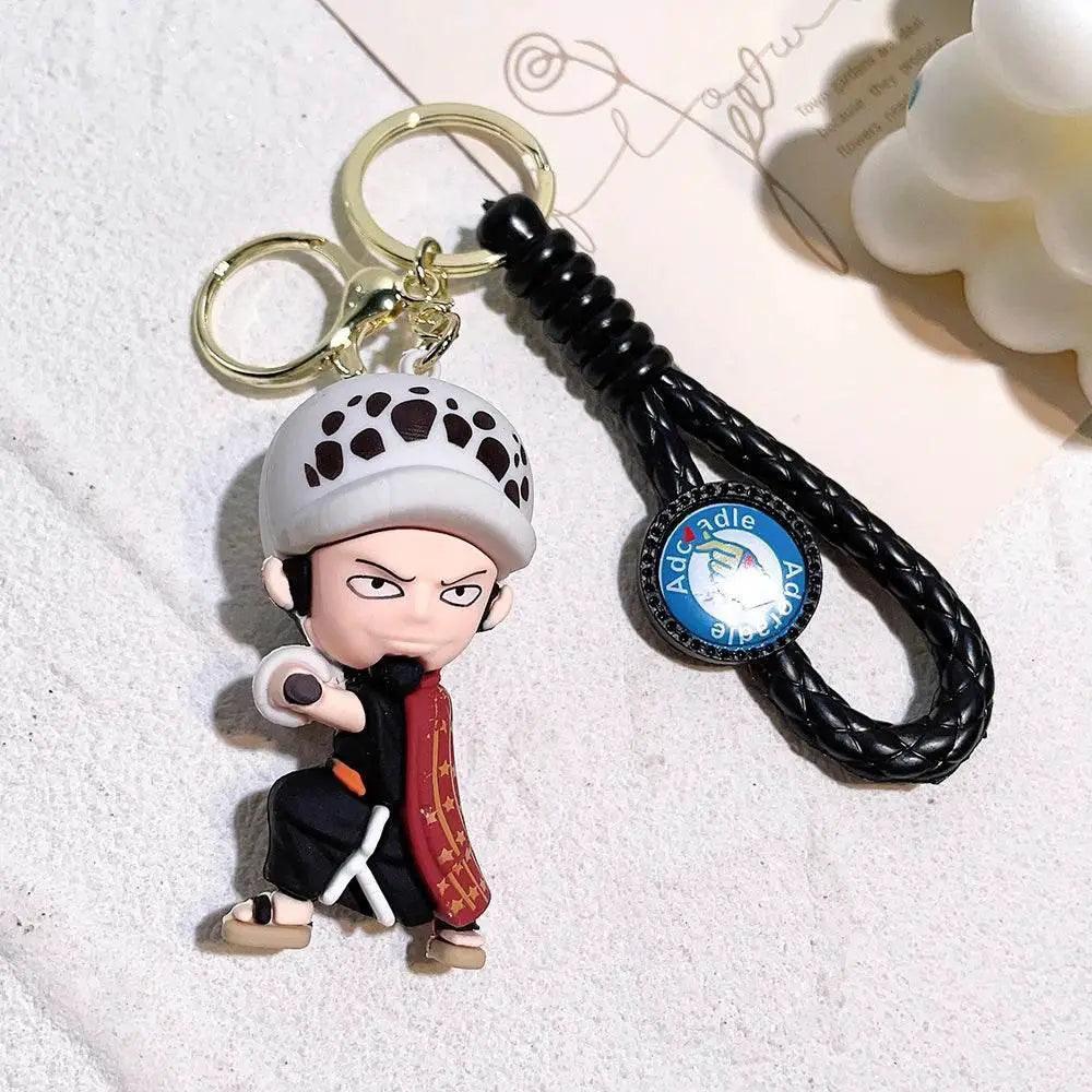  Adorable ONE PIECE Silicone Keychains - Luffy & Zoro Mini Figures -  ToylandEU™