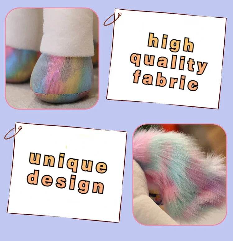 Adorable Pink Unicorn Plush Toy - Soft Cuddly Companion for All Ages - ToylandEU