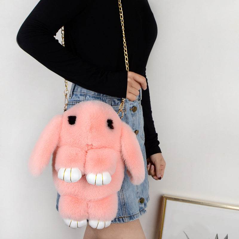 Adorable Plush Bunny Crossbody Bag for Stylish Girls - ToylandEU