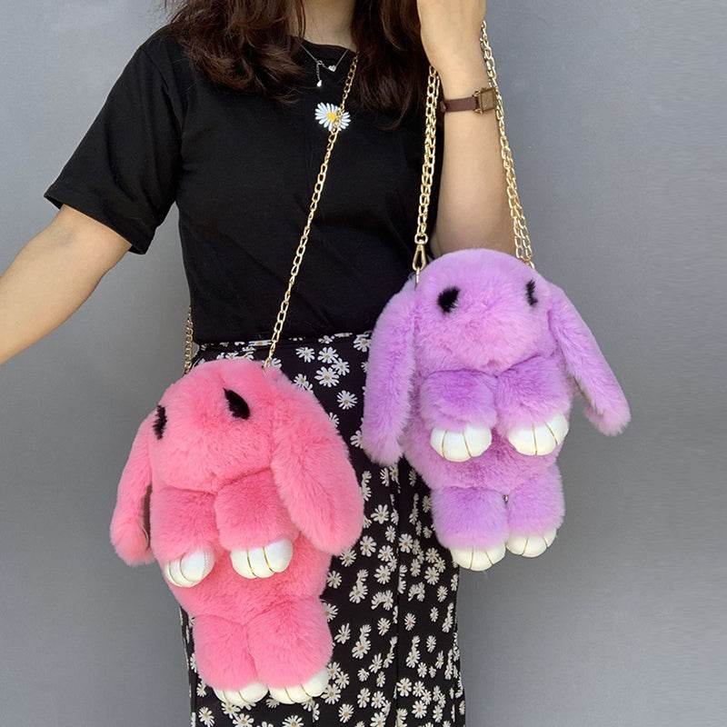 Adorable Plush Bunny Crossbody Bag for Stylish Girls - ToylandEU