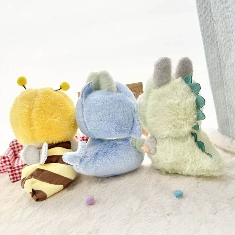Adorable Plush Dinosaur Outfit Shark Macaron For Labubu - ToylandEU