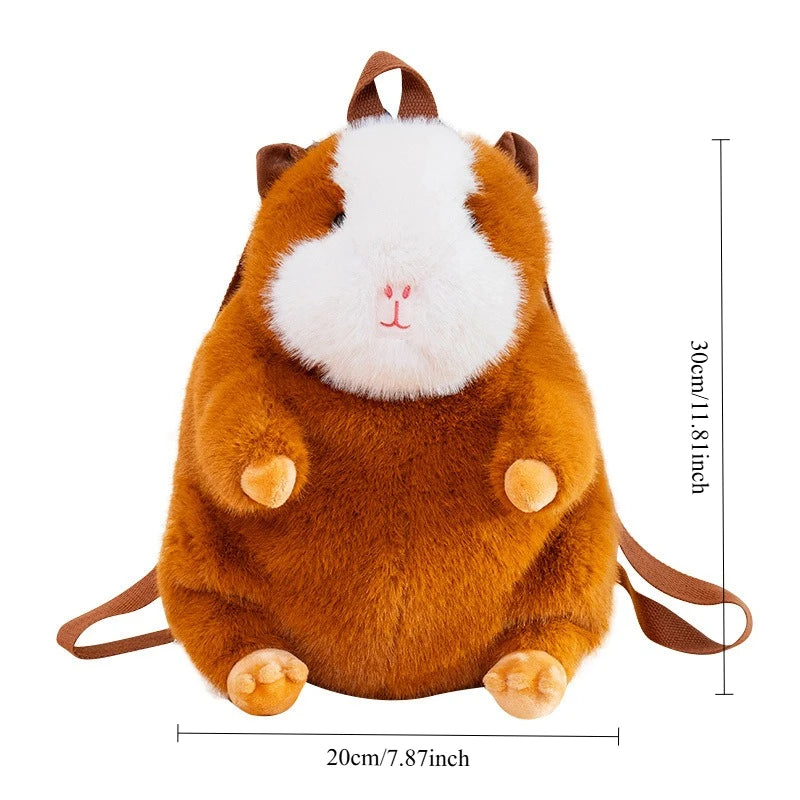 Adorable Plush Guinea Pig Backpack With Kawaii Soft Stuffed Design For Kids And Women - ToylandEU