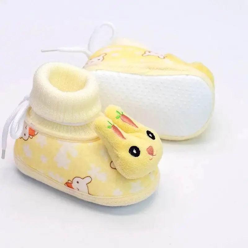  Adorable Plush Snow Booties for Infants - Cartoon Rabbit Prewalkers for Boys and Girls -  ToylandEU™