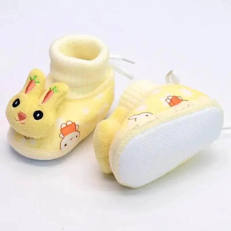  Adorable Plush Snow Booties for Infants - Cartoon Rabbit Prewalkers for Boys and Girls -  ToylandEU™