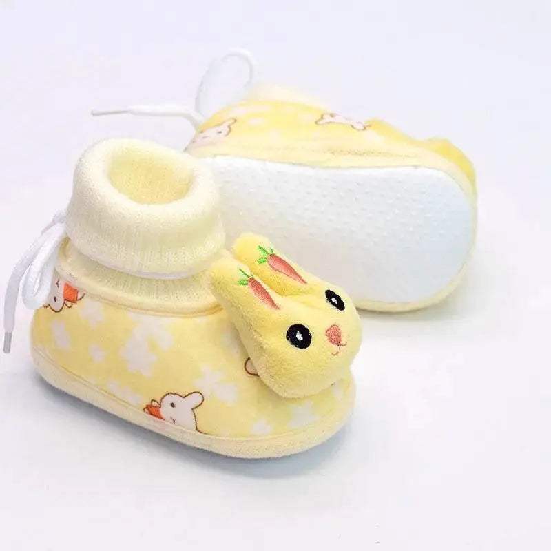  Adorable Plush Snow Booties for Infants - Cartoon Rabbit Prewalkers for Boys and Girls -  ToylandEU™