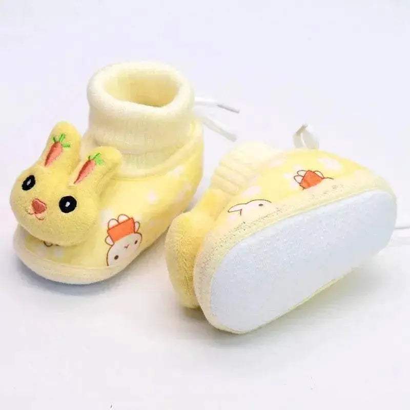  Adorable Plush Snow Booties for Infants - Cartoon Rabbit Prewalkers for Boys and Girls -  ToylandEU™