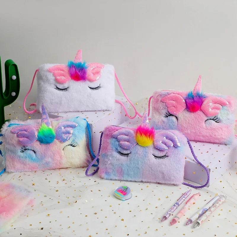 Adorable Plush Unicorn Crossbody Bag for Girls - Perfect for Kids! - ToylandEU
