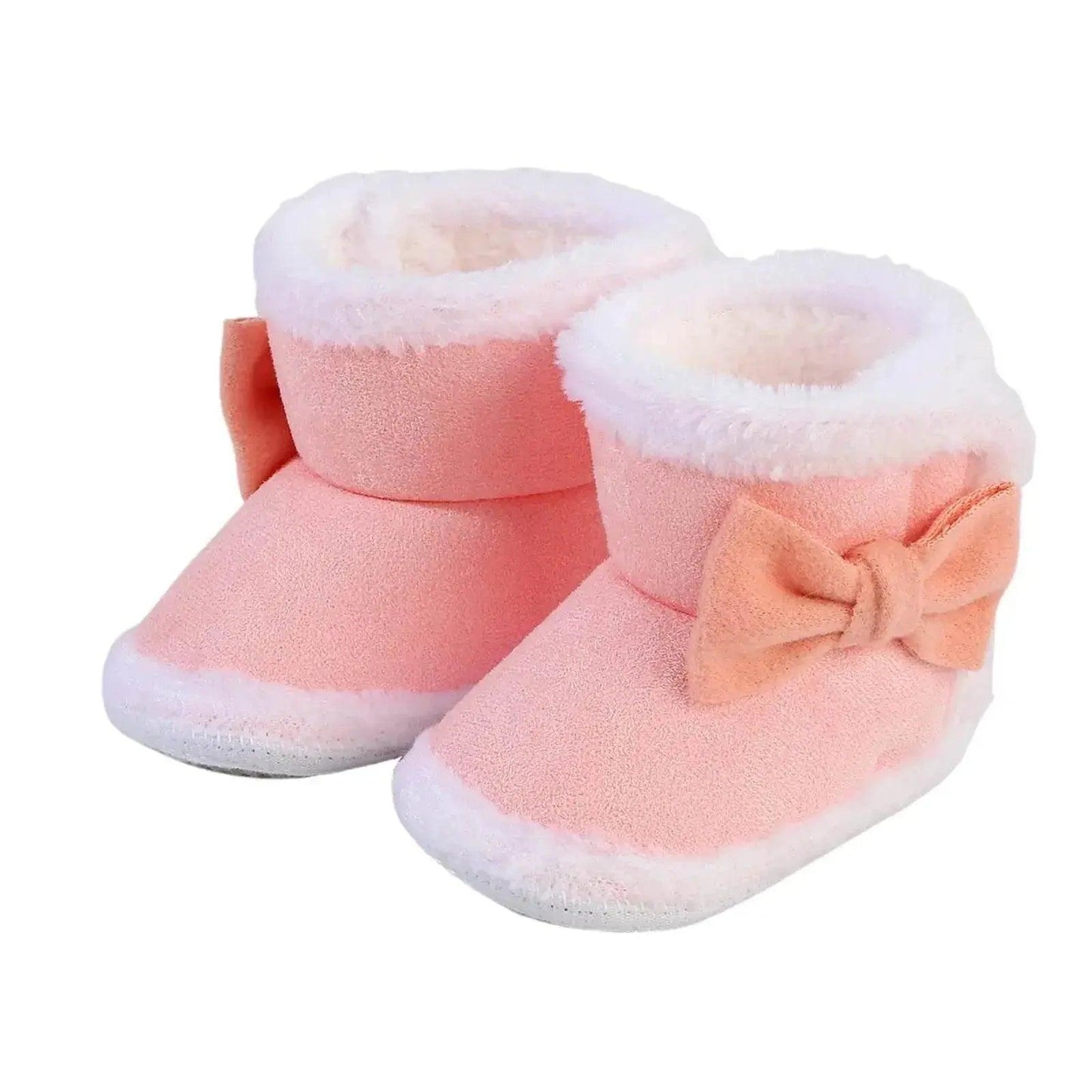  Adorable Plush Winter Booties for Newborns - Cartoon Design for Boys & Girls, Warm Infant Crib Shoes and First Walkers -  ToylandEU™