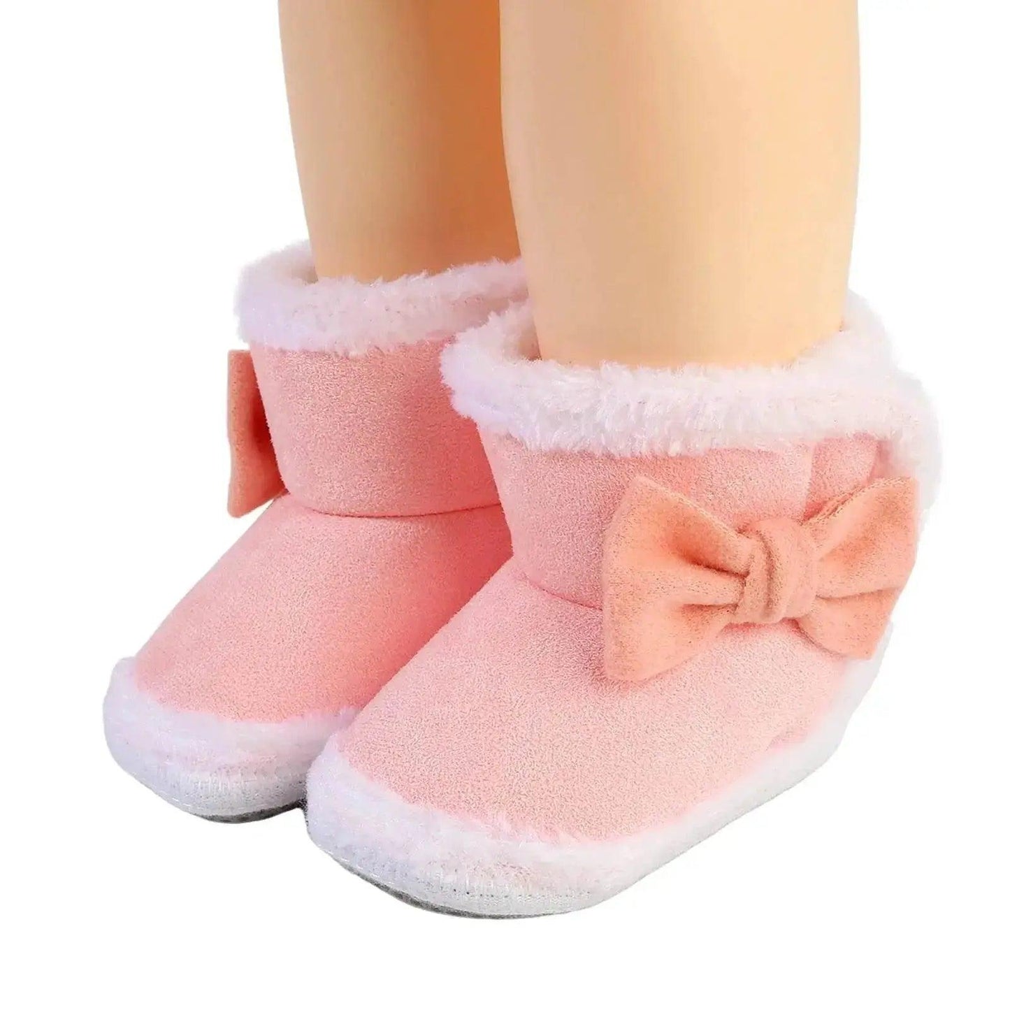  Adorable Plush Winter Booties for Newborns - Cartoon Design for Boys & Girls, Warm Infant Crib Shoes and First Walkers -  ToylandEU™