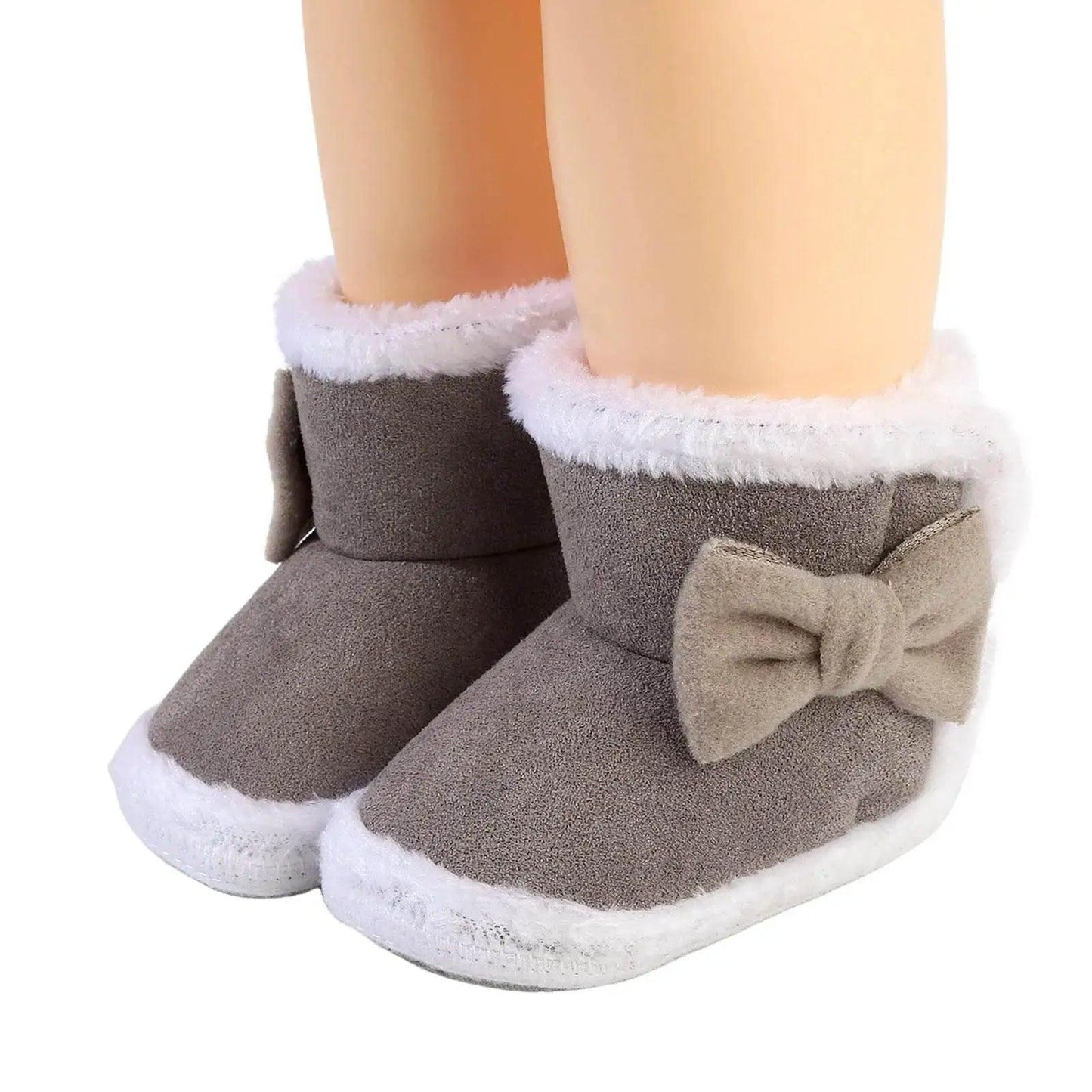 Adorable Plush Winter Booties for Newborns - Cartoon Design for Boys & Girls, Warm Infant Crib Shoes and First Walkers -  ToylandEU™