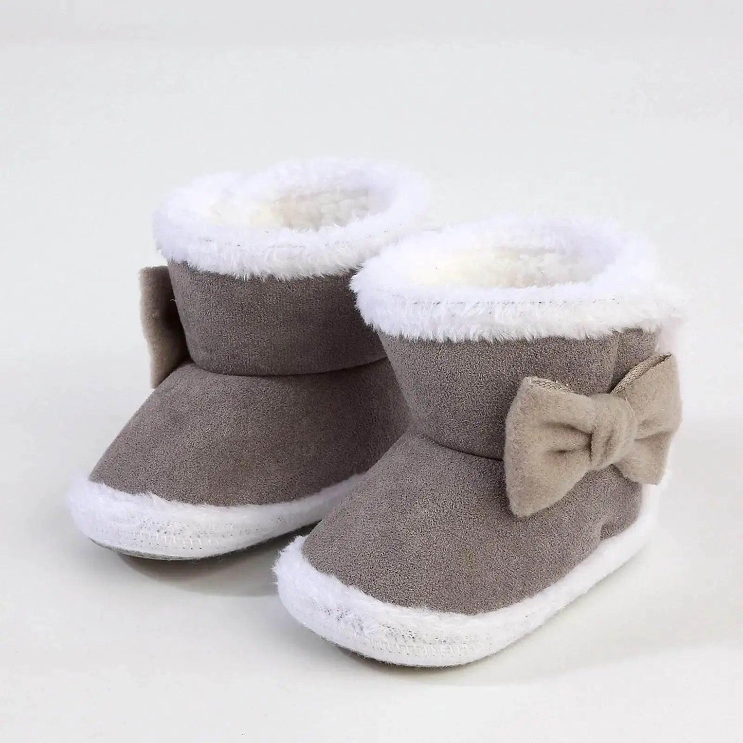  Adorable Plush Winter Booties for Newborns - Cartoon Design for Boys & Girls, Warm Infant Crib Shoes and First Walkers -  ToylandEU™