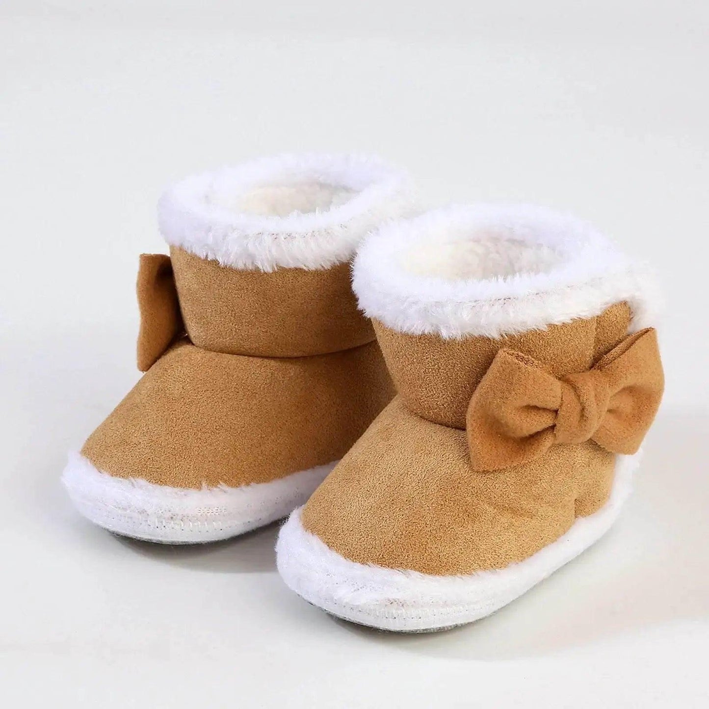  Adorable Plush Winter Booties for Newborns - Cartoon Design for Boys & Girls, Warm Infant Crib Shoes and First Walkers -  ToylandEU™