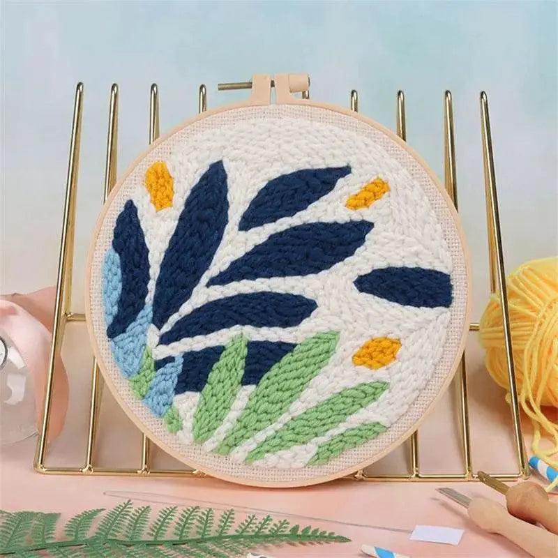  Adorable Punch Needle Embroidery Kit for Beginners - Soft Yarn Home Decor Craft Set -  ToylandEU™