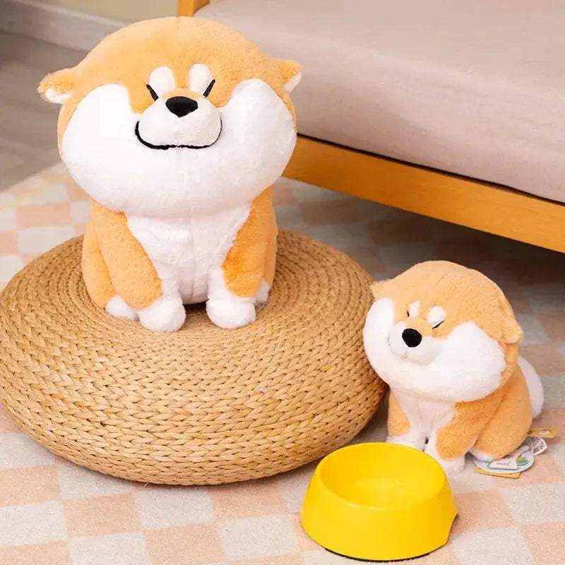 Adorable Shiba Inu Plush Throw Pillow Nap Cushion Toy - ToylandEU