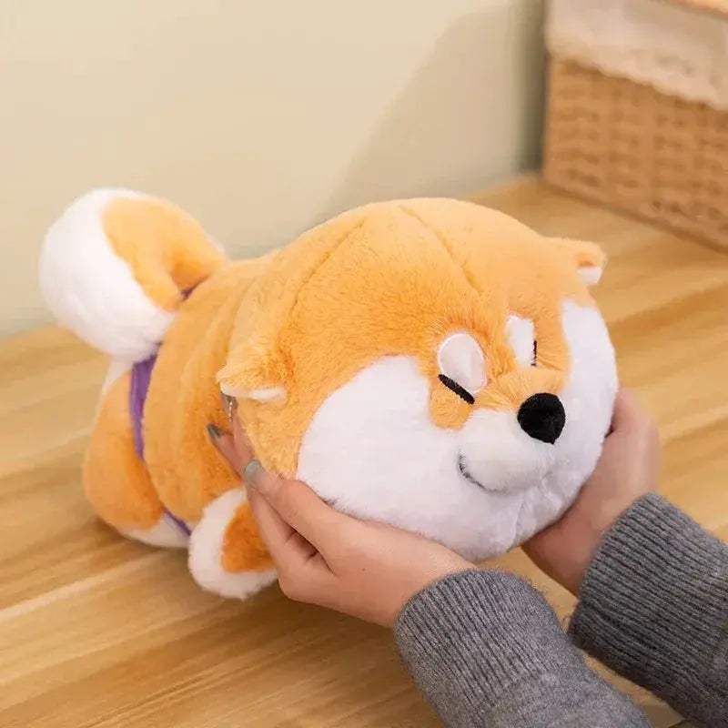 Adorable Shiba Inu Plush Throw Pillow Nap Cushion Toy - ToylandEU