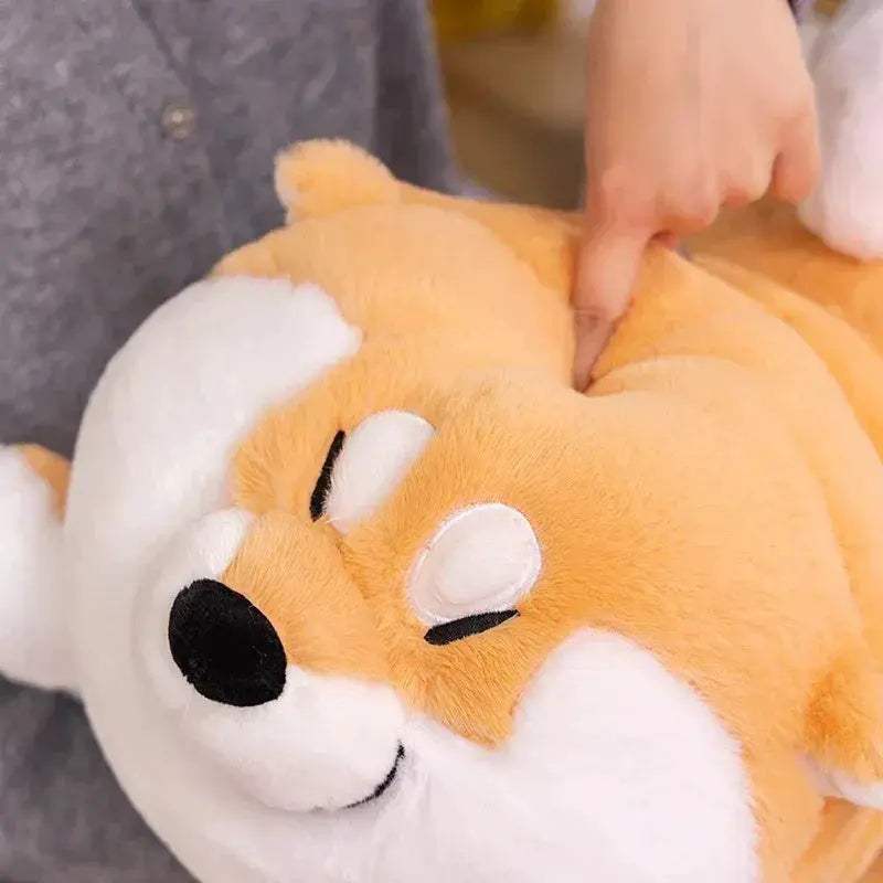 Adorable Shiba Inu Plush Throw Pillow Nap Cushion Toy - ToylandEU