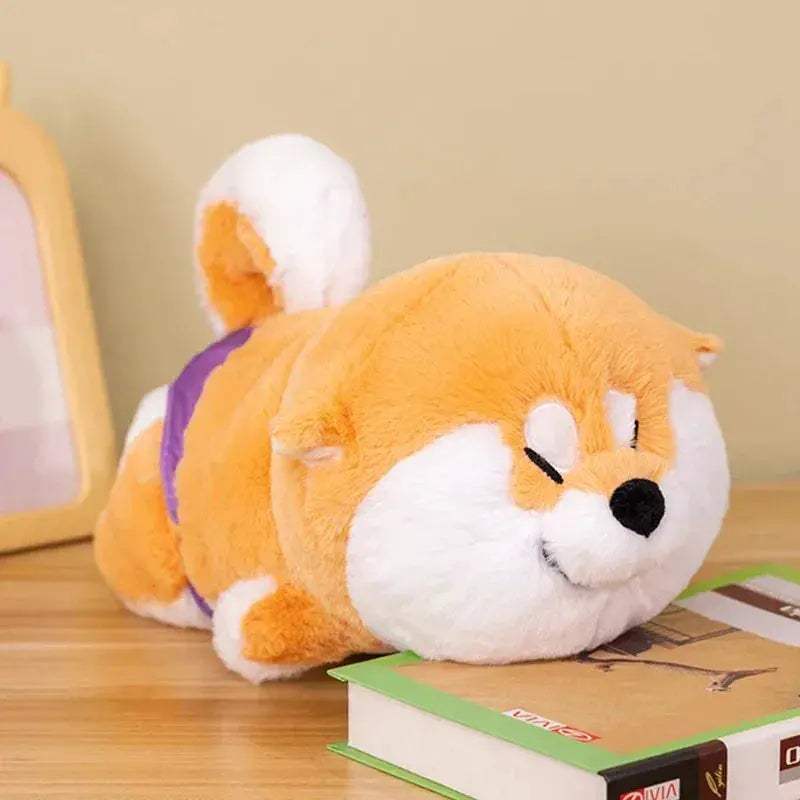 Adorable Shiba Inu Plush Throw Pillow Nap Cushion Toy - ToylandEU