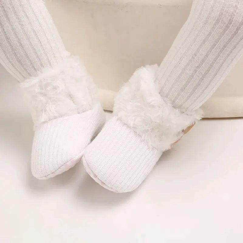  Adorable Soft and Cozy Baby Girl Winter Boots with Warm Wool Lining for Indoor Walking -  ToylandEU™