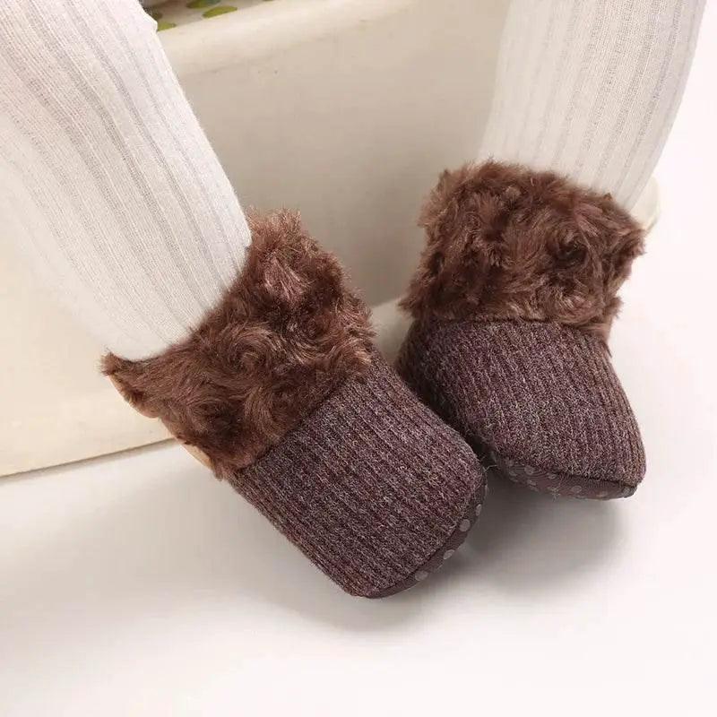  Adorable Soft and Cozy Baby Girl Winter Boots with Warm Wool Lining for Indoor Walking -  ToylandEU™